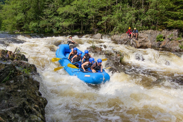 Avventura di rafting a Tummel 