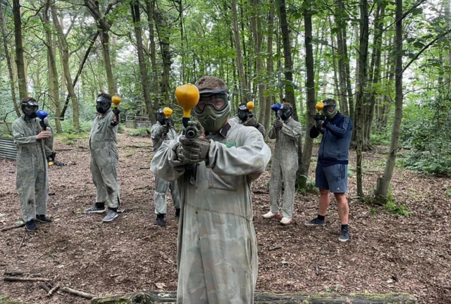  L'équipe de paintball 