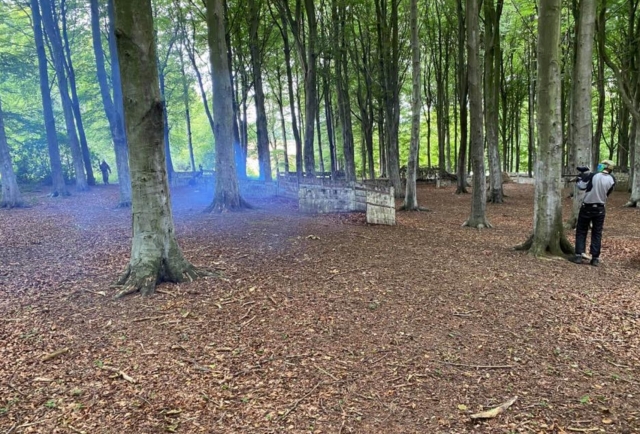  Campo di paintball pieno di colori a Leeds 