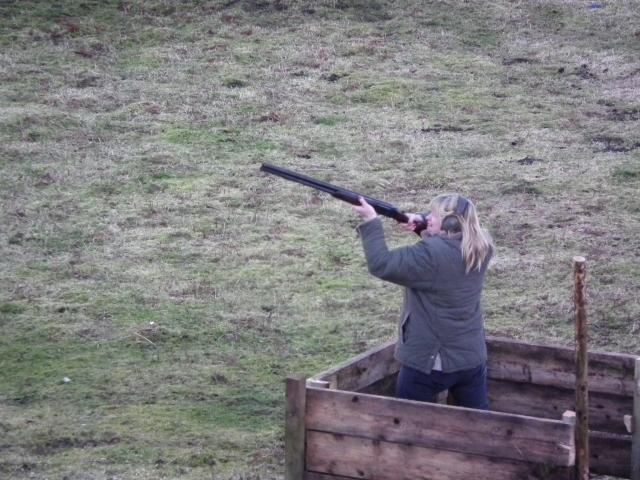 Women shooting