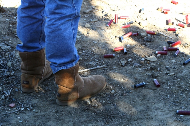 Ammunition after practising Clay Pigeon Shooting