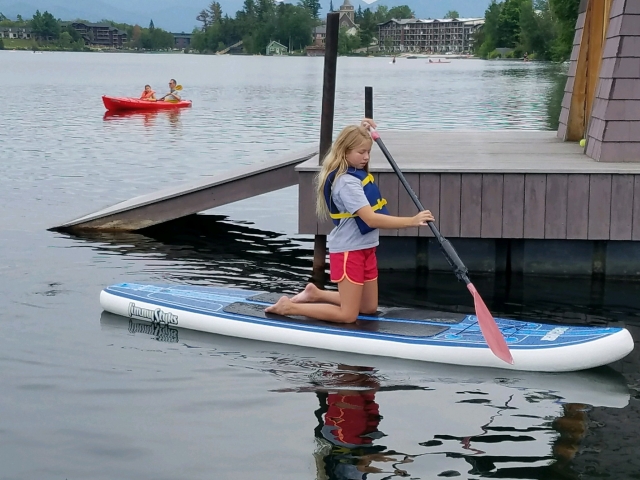 Girl  Paddle boarding