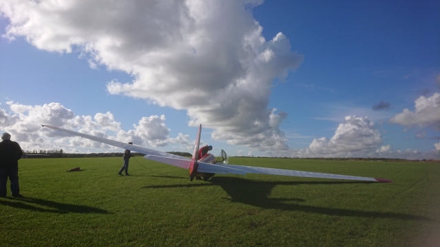 A plane for gliding