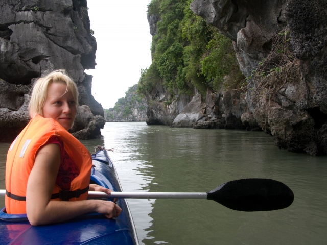 Viaggio singolo in kayak 