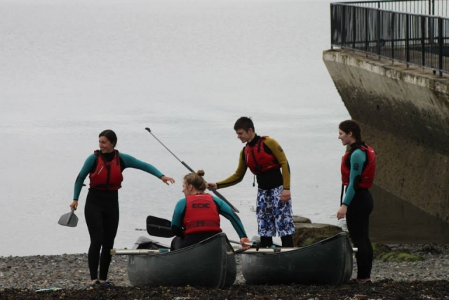 Paddling adventures at Rostrevor