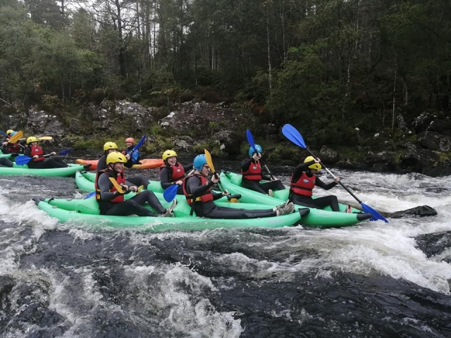 Group of people enjoying our half-day kayaking trip