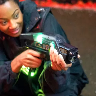 Session de laser game souterraine à Greenwich pendant 2h