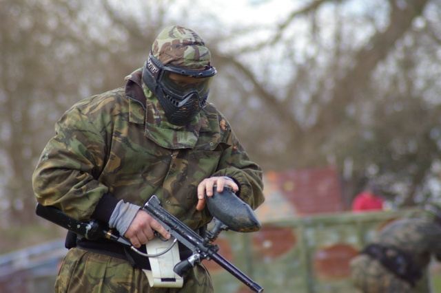  Jouez à un jeu de paintball 