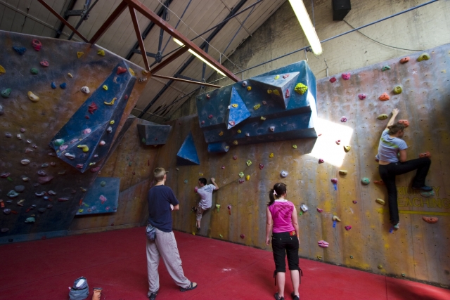 Family climbing session