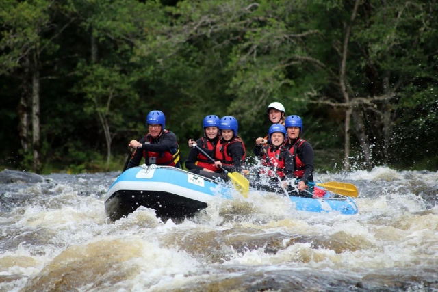 Fun white water rafting sessions