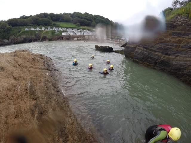 Swimming off the North Devon coast