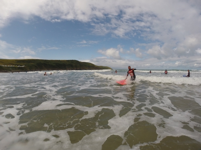  Excellente plage pour surfer 