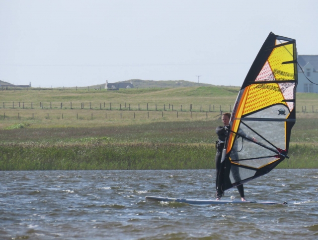  Séances de planche à voile au Loch Bhasapol