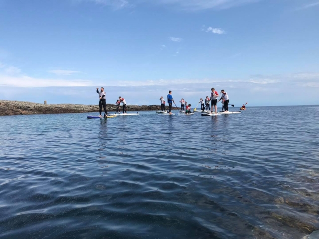 SUP sessions at Gott Bay
