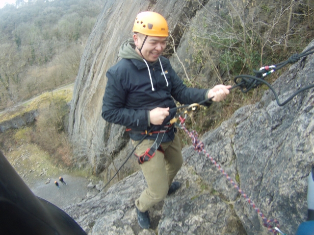  Rappel dans le sud du Pays de Galles 