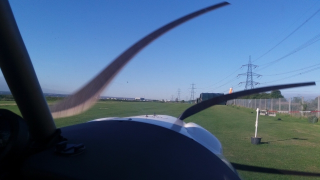 Preparing to fly