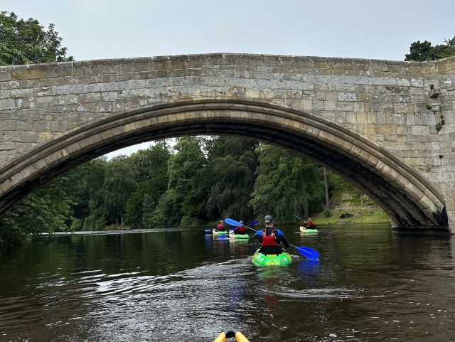 Guided kayak trip