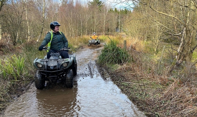 Quadfahren durch unseren Kurs 