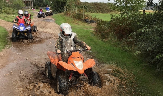 Get in the muddy ditches