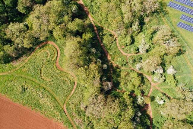 A unique perspective from above