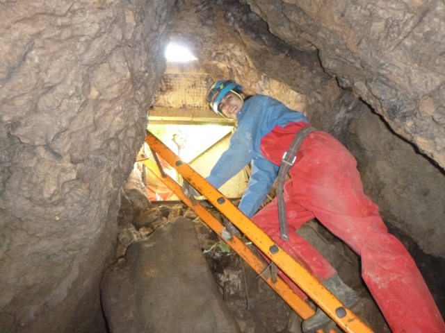 Found our way in the cave