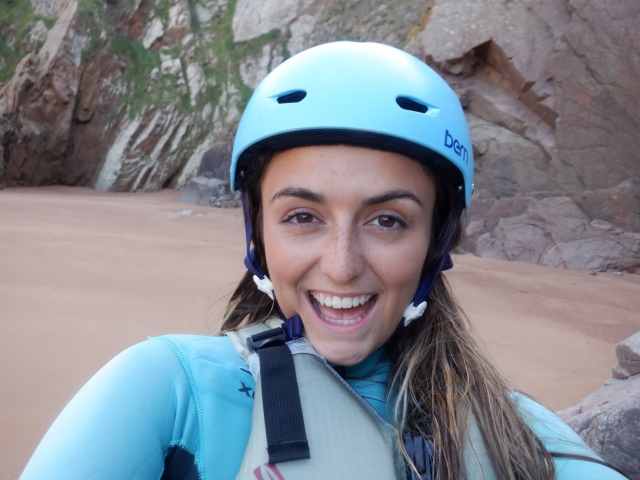 Aproveitando a coasteering 