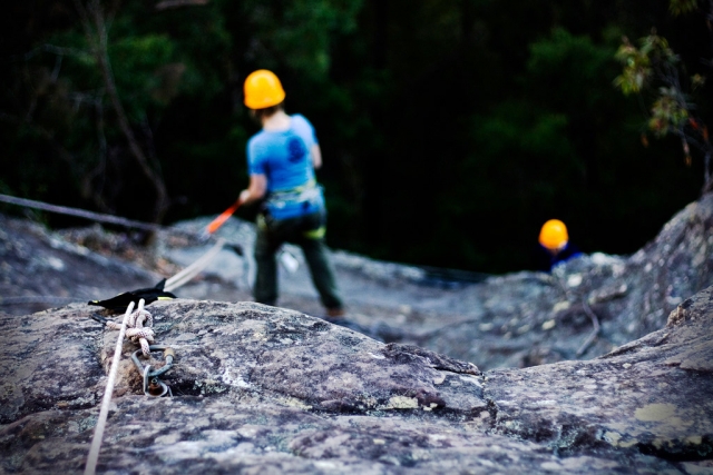 Abseiling is so much fun