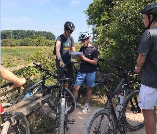 Instructed mountain biking
