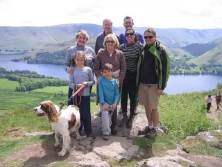 Caminata familiar de día completo para principiantes en Lake District
