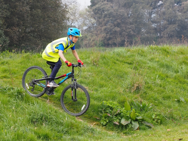 Ups and downs while riding the bike
