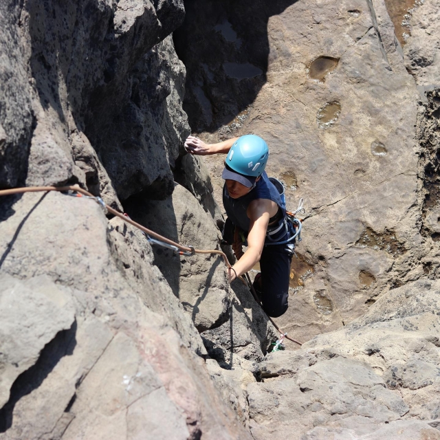 Rock climbing