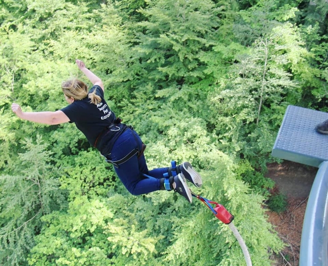  Seuls les plus courageux osent sauter 
