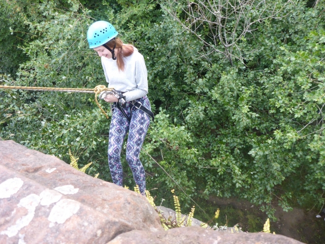  Les enfants adorent faire du rappel