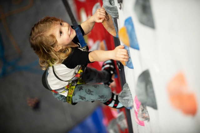 Promote their development with fun activities like climbing