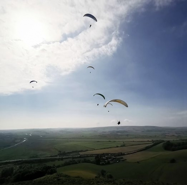 Paragliding fun experience