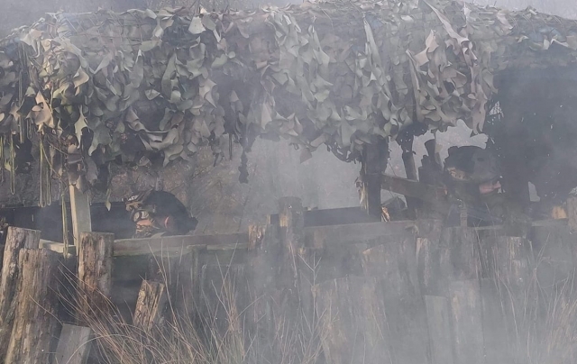 Under attack at the bunker