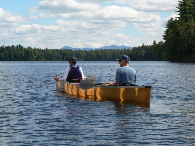 Fine weather to do canoeing