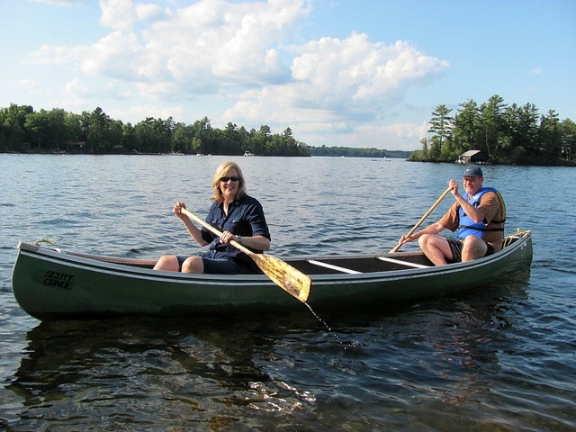 Canoeing together