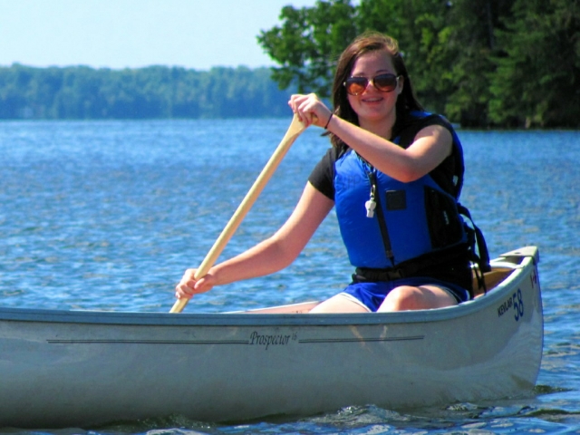 Great canoeing weather
