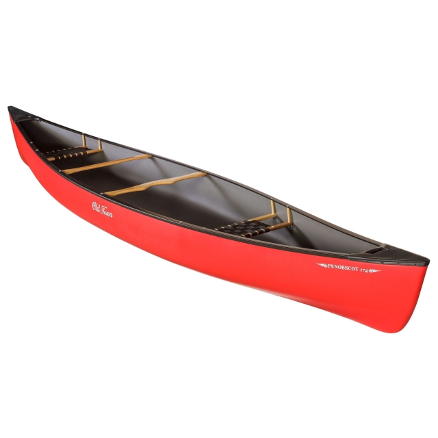 Canoa abierta roja 