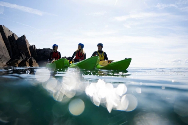 Kayaking with friends