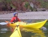 Sesión de prueba de kayak en la playa de Teignmouth durante 1 hora