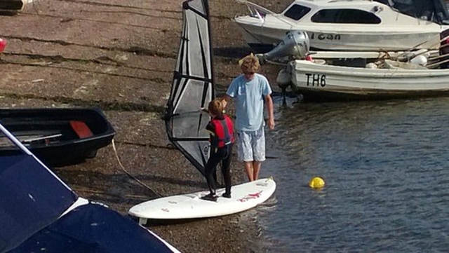  Anleitung des kleinen Windsurfers
