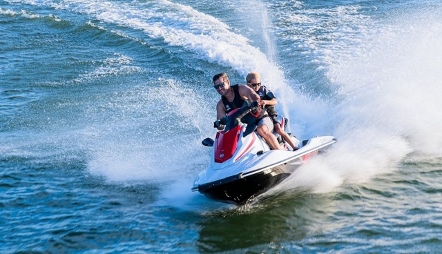 The freedom in jet skiing