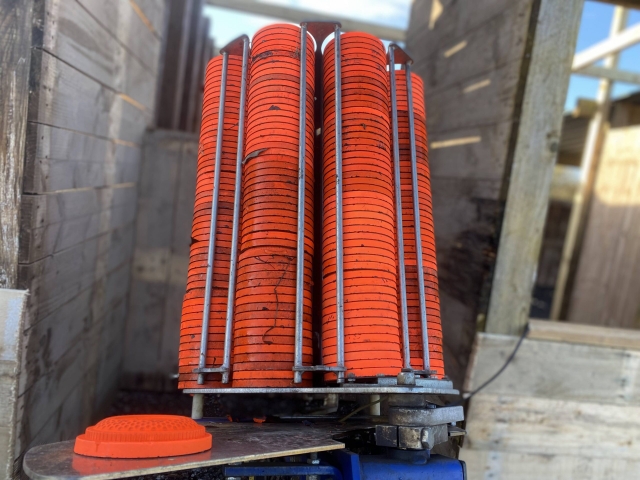 The clay pigeons