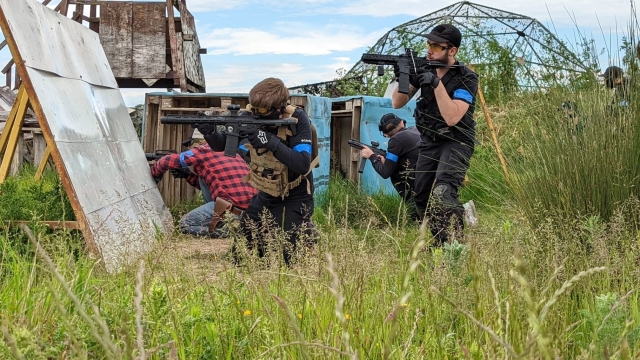Defeating airsoft enemies