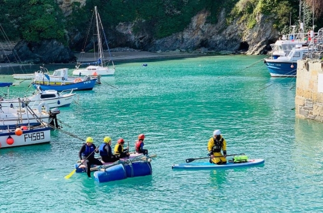 Raft building in Newquay!