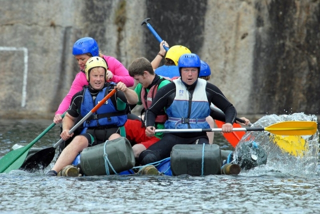Sailing the river
