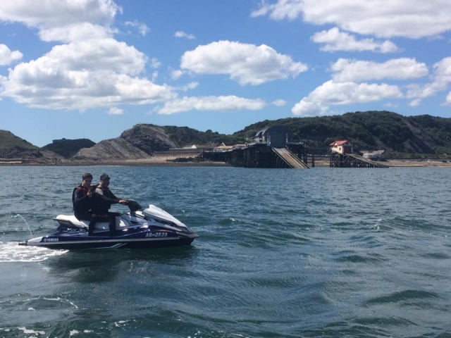 Exploring the coast