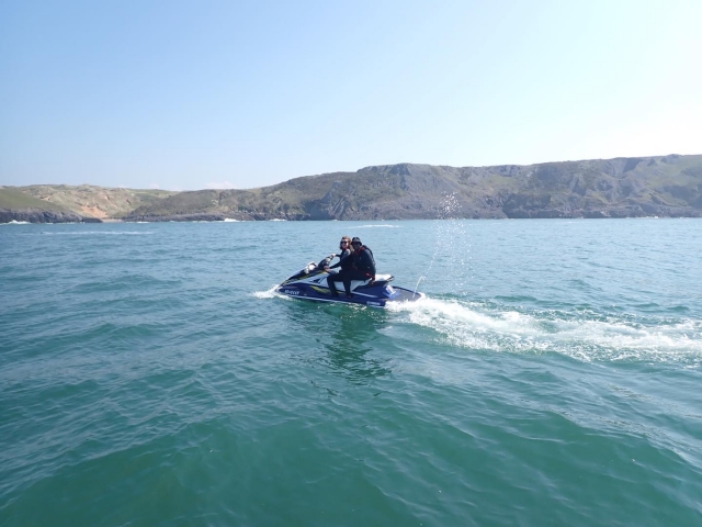 Exploring Oxwich Bay